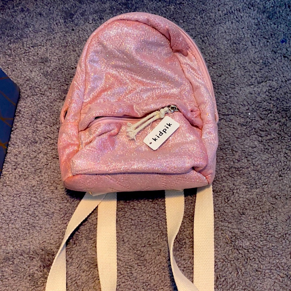 Kidpick Pink Sparkle Star Mini Backpack